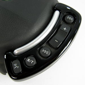 Range Rover L322 Steering control facia kit - Piano black Preview