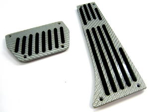Range Rover L322 Silver Carbon Fibre pedal kit ( Brake & Accelerator ) Preview