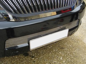 Toyota Hilux Mk6 Chrome Front Number Plate Surround ( stainless steel ) Preview