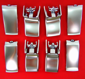Range Rover L322 Steering Wheel Spoke Cover Kit ( 8 pcs ) Genuine - Chrome Preview