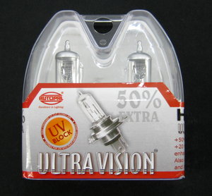 H4 Halogen Headlight bulbs - 60W/55W Ultra-white (pair) Preview