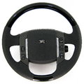 View Item Range Rover Sport Steering Wheel - Black Piano - perforated leather