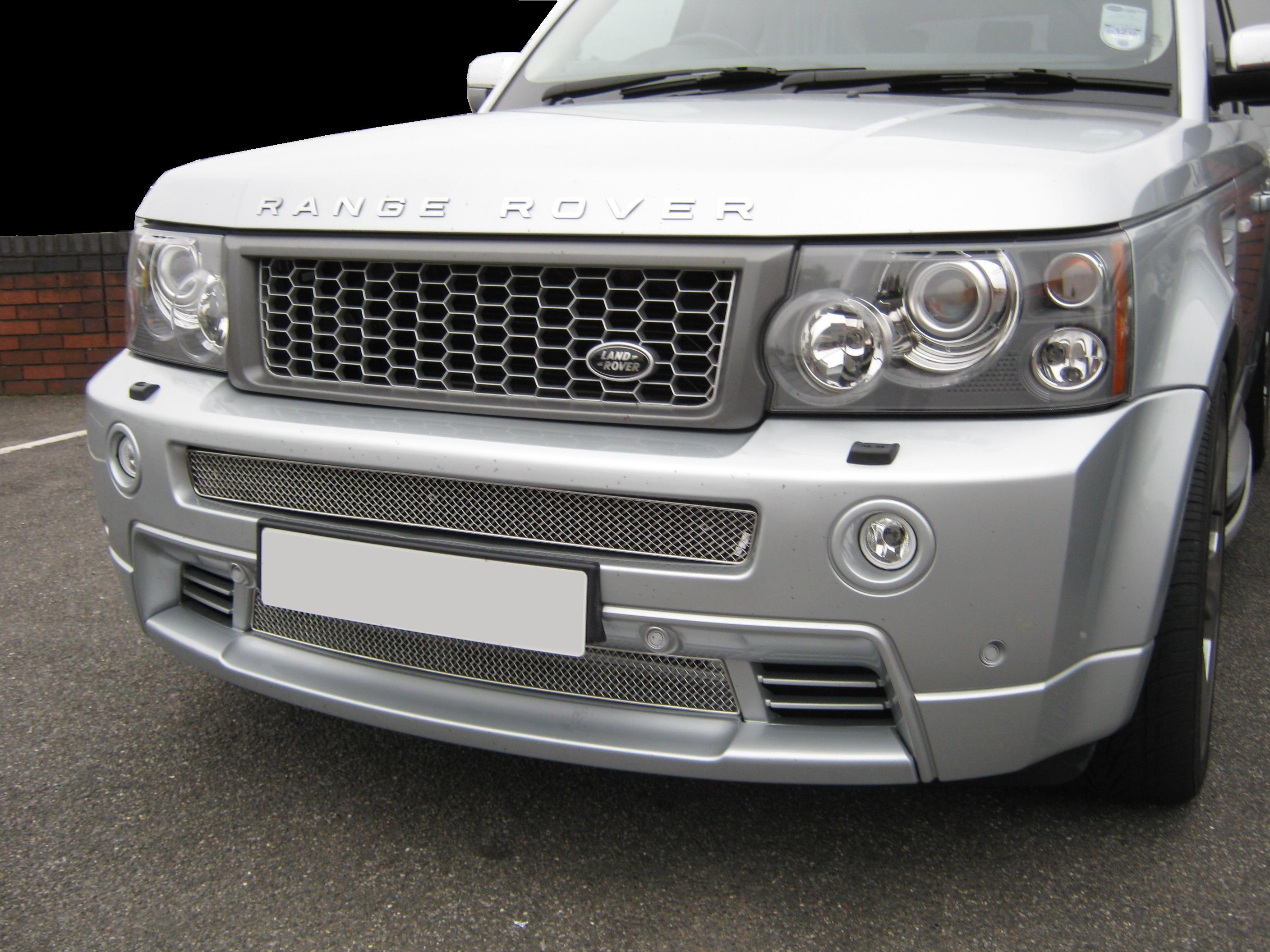 Range Rover Sport HST 2 Piece Mesh Grille Kit for Front Bumper