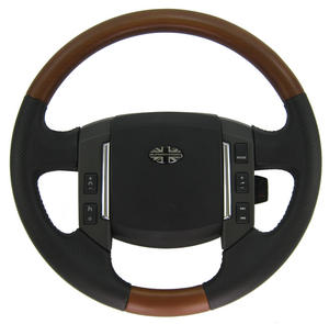 Range Rover Sport Steering Wheel - Cherry Wood - Standard Grip - Napa Perforated Leather Preview