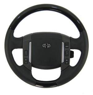 Range Rover Sport Steering Wheel - Lined Oak Wood - Standard Grip - Napa Perforated Leather Preview