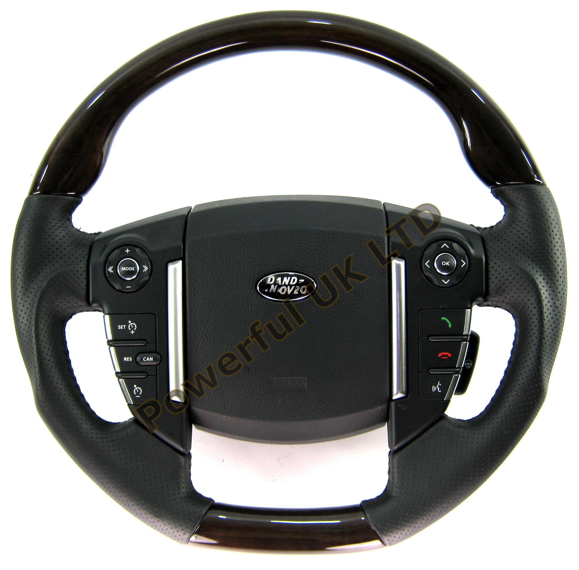 Anigre Wood Steering Wheel for Range Rover Sport 2010 HSE Autobiography