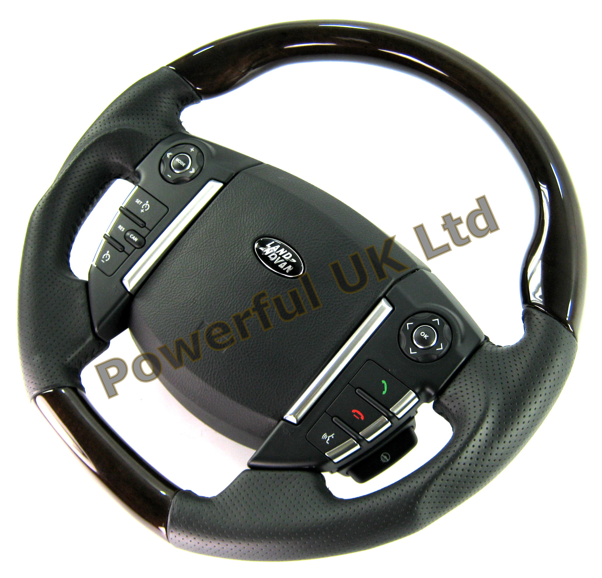 Anigre Wood Steering Wheel for Range Rover Sport 2010 HSE Autobiography