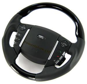 Range Rover Sport 2010 Steering Wheel - Black Piano + Chunky Grip + Heated _ chrome line Preview