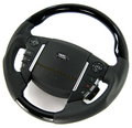 View Item Range Rover Sport 2010 Steering Wheel - Black Piano + Chunky Grip + Heated _ chrome line
