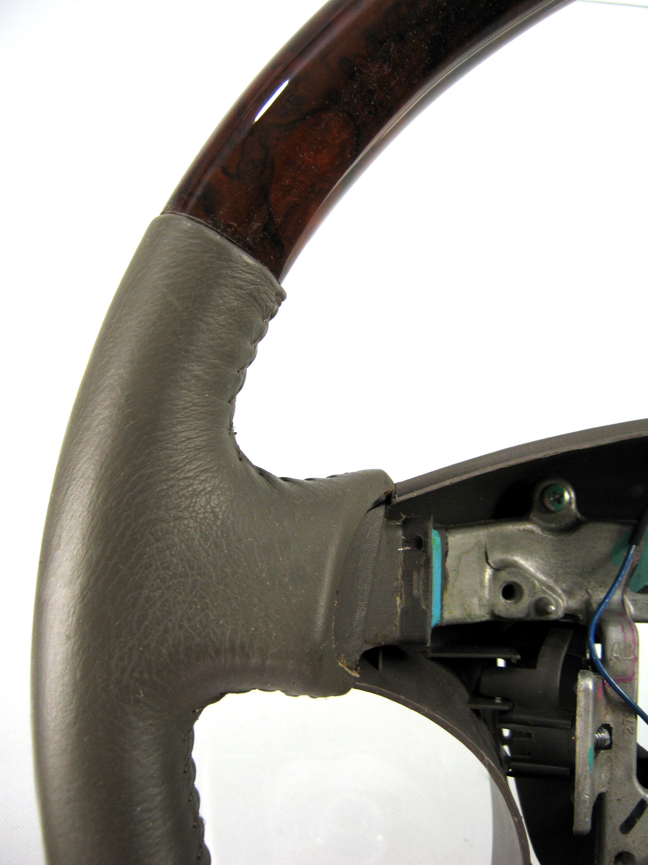 Walnut wooden steering wheel for Toyota Hilux Mk6 Vigo wood brown leather D4D eBay