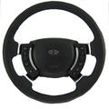 View Item Range Rover L322 HEATED Steering Wheel Perforated & Napa Leather + Chrome spokes