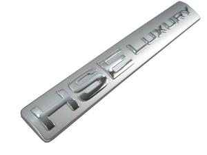 Range Rover Sport "HSE Luxury" badge - silver / chrome ( Genuine ) Preview