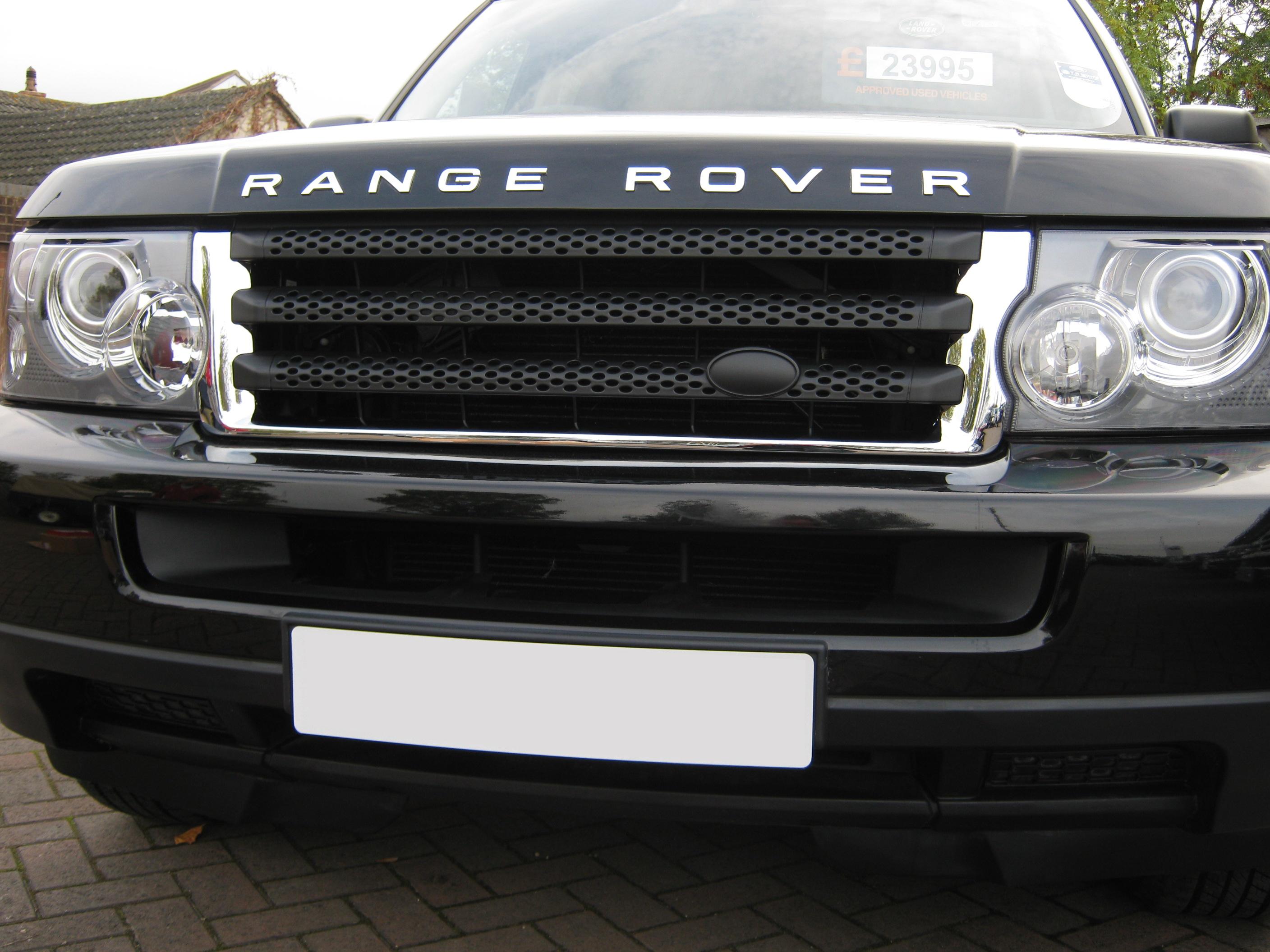 Chrome+Black grille for Range Rover SPORT supercharged HSE HST 20052009 grill eBay