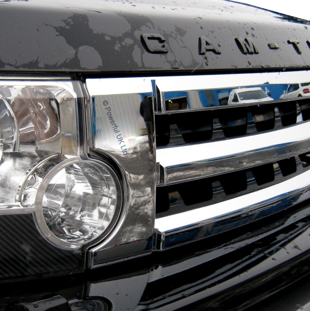 Chrome original style front grille upgrade kit for Land Rover Discovery