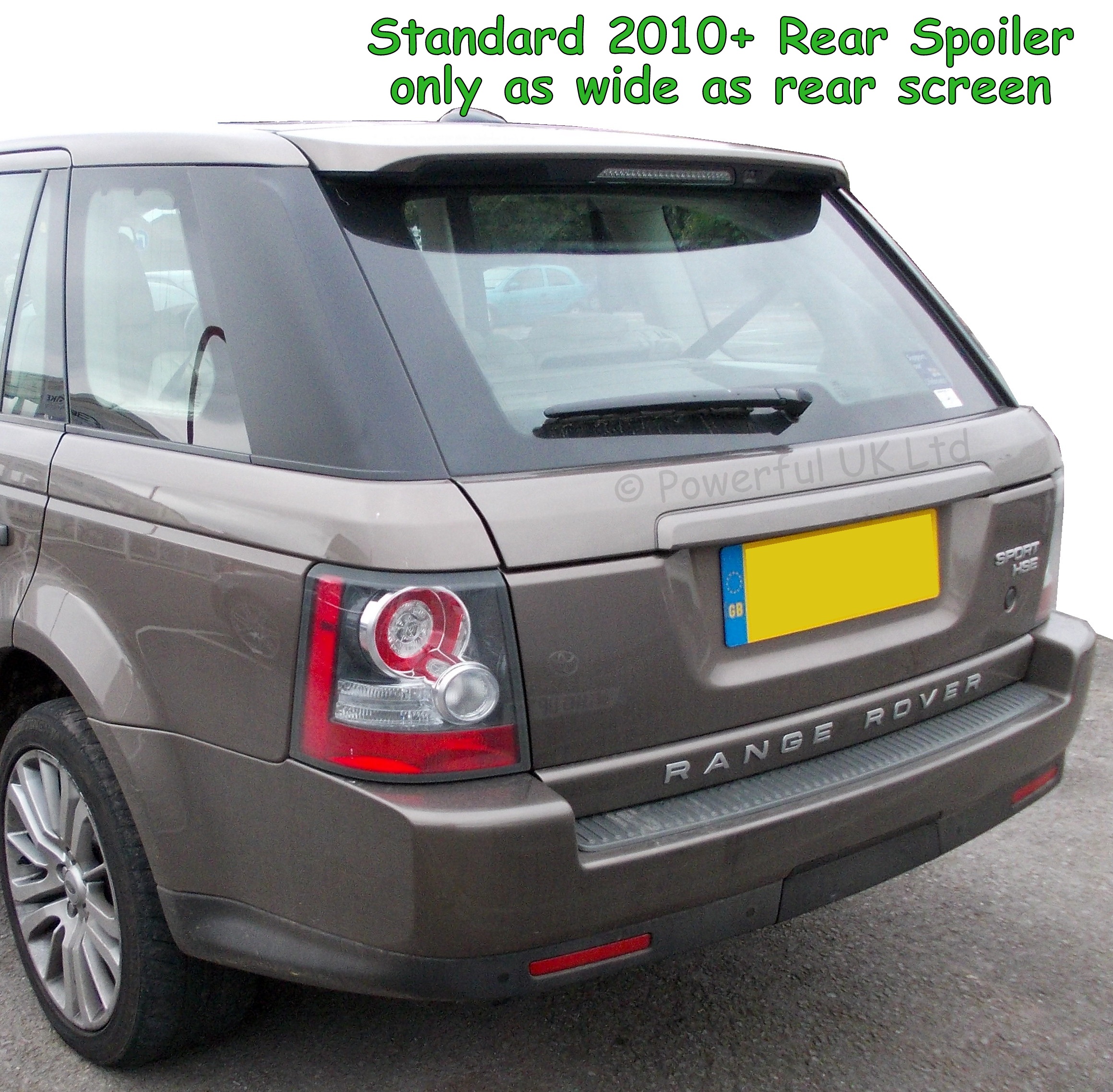 Autobiography style REAR SPOILER for Range Rover Sport 2010 on tailgate
