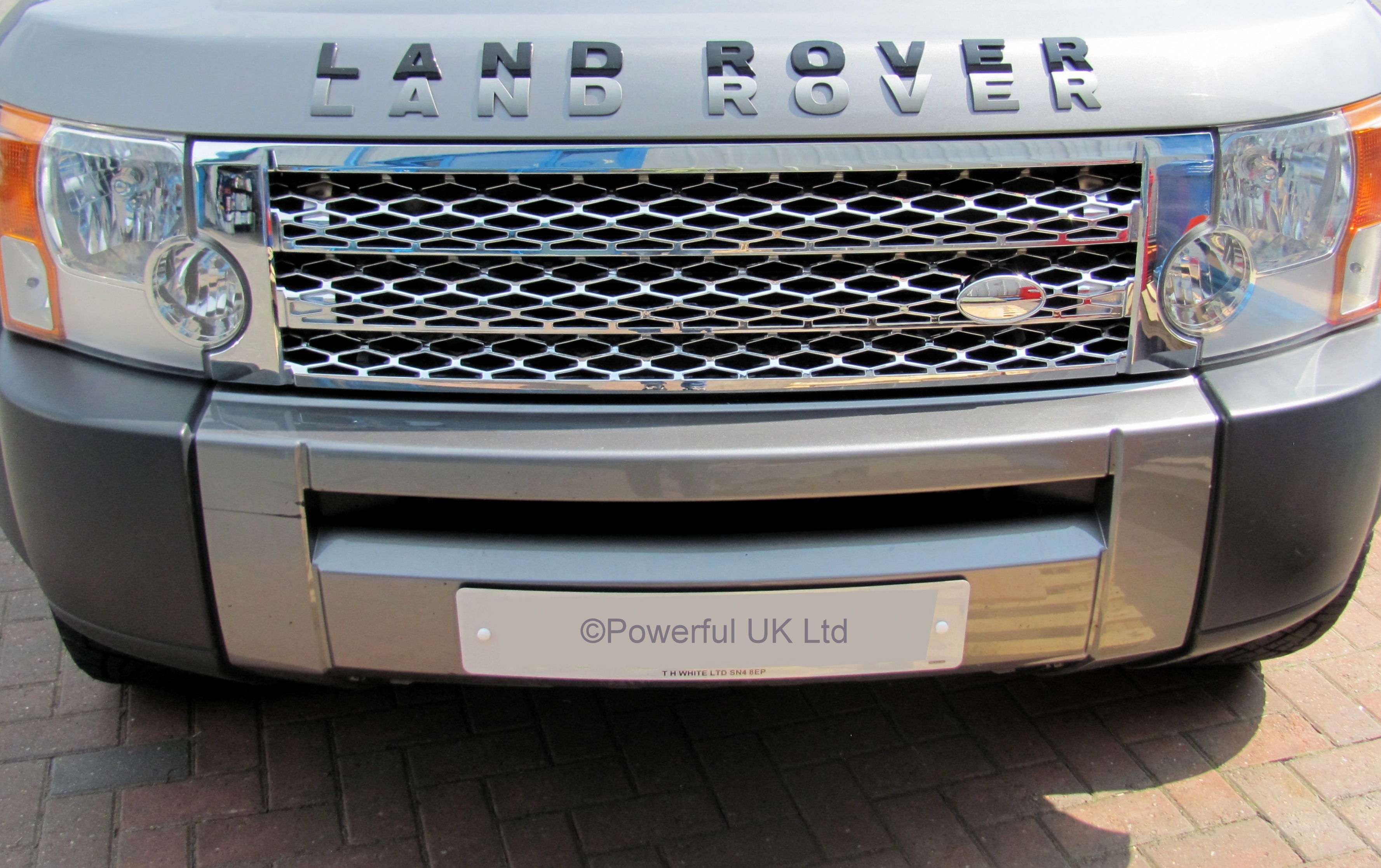 Gloss Black bonnet Lettering LAND ROVER for discovery 3 4 ...