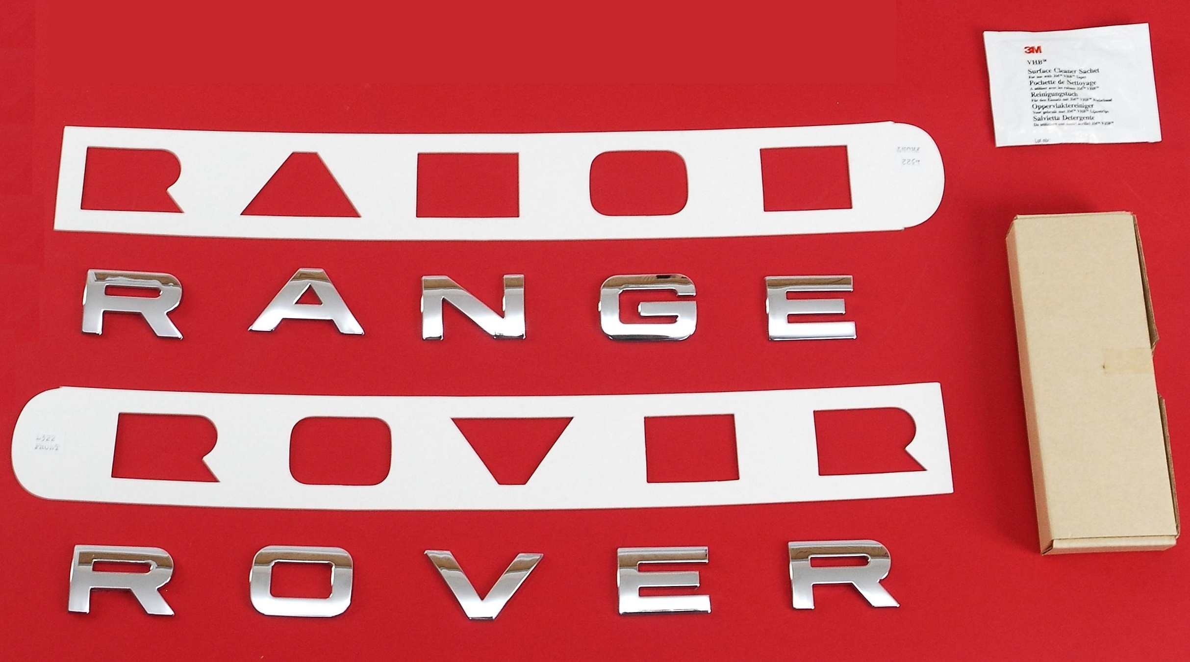 Chrome Front Bonnet Lettering For Range Rover Sport L320 Letters Logo Font Text Ebay Range Rover Sport Lettering Template