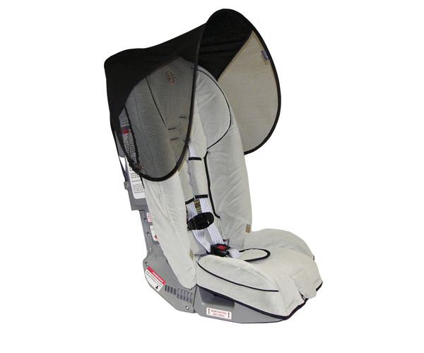 It fits all car seats and attaches securely in seconds.