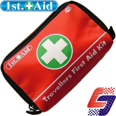 1ST FIRST AID KIT CAMPING CAR EMERGENCY HOLIDAY TRAVEL Enlarged Preview