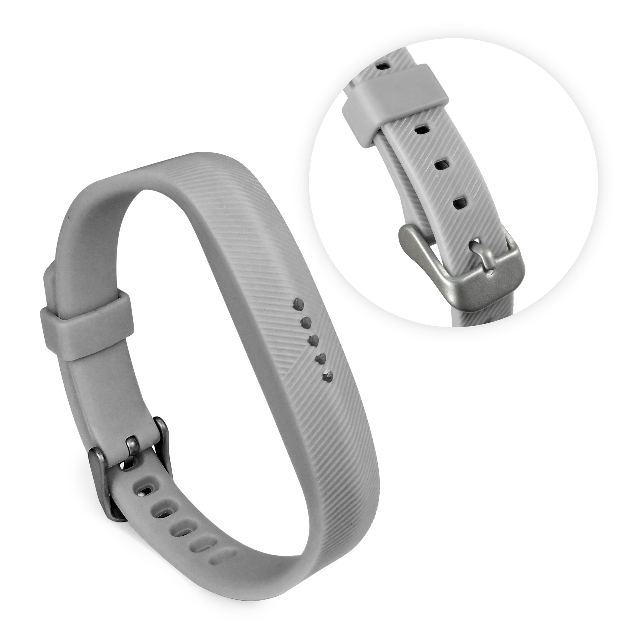 Tuff Luv Tpu Silicone Adjustable Strap Wristband For Fitbit Flex