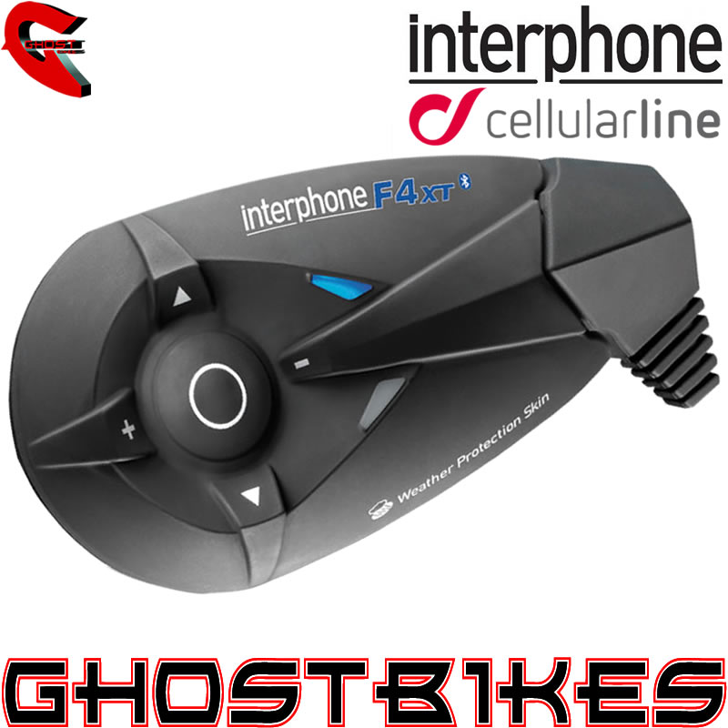 INTERPHONE F4 UNIVERSAL PLUS XT SERIES BLUETOOTH MOTORCYCLE