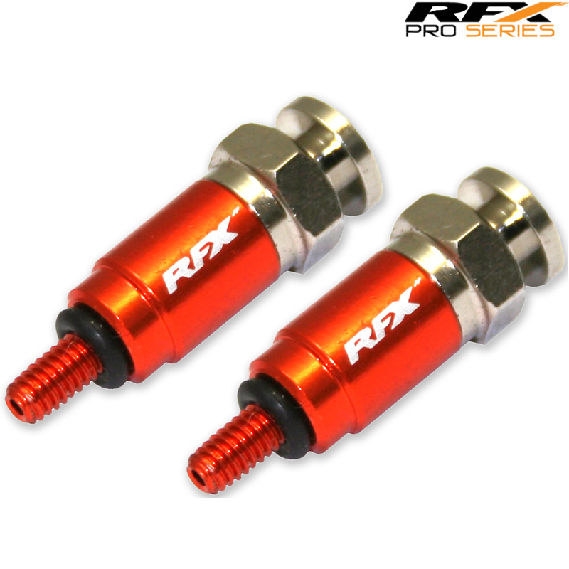 RFX PRO SERIES WP MOTOCROSS FORK AIR BLEEDERS MX BIKE PUSH BUTTON