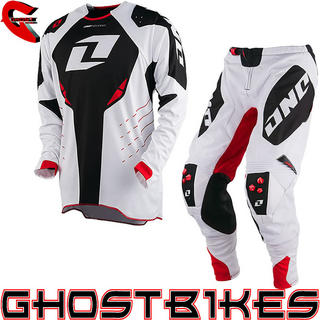 View Item One Industries 2013 Defcon White-Black-Red Motocross Kit