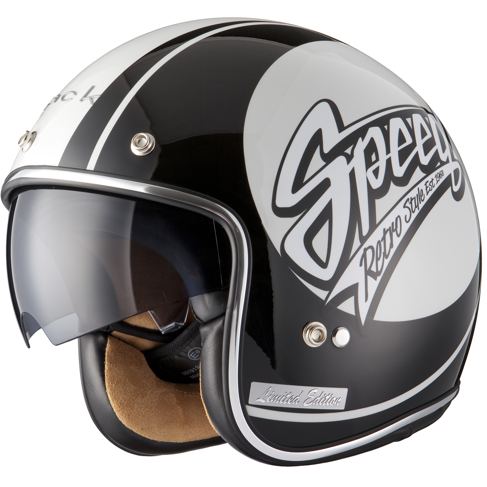 Limited Edition Black Jam 80S Retro Classic Mod Scooter Motorcycle Crash Helmet eBay