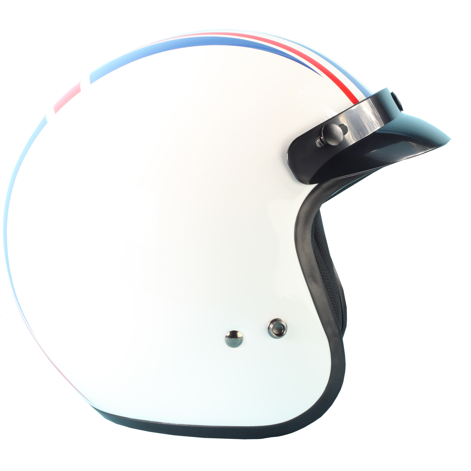 Stealth HD320 Union Jack Motorcycle Helmet Open Face Retro Vintage Jet