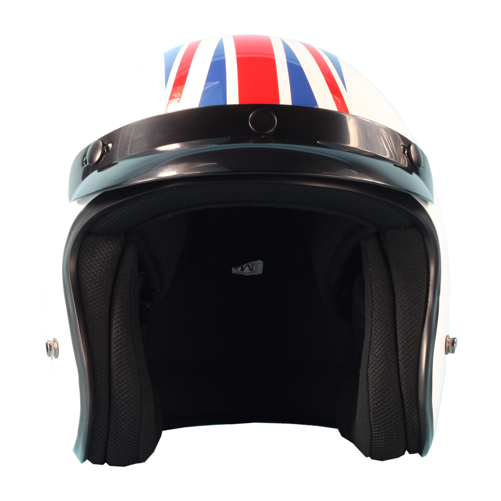 Stealth HD320 Union Jack Motorcycle Helmet Open Face Retro Vintage Jet