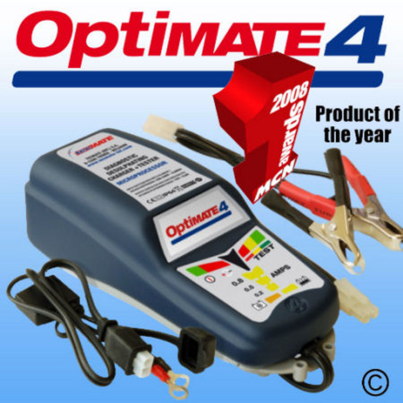 View Item TecMate Optimate 4 Battery Charger