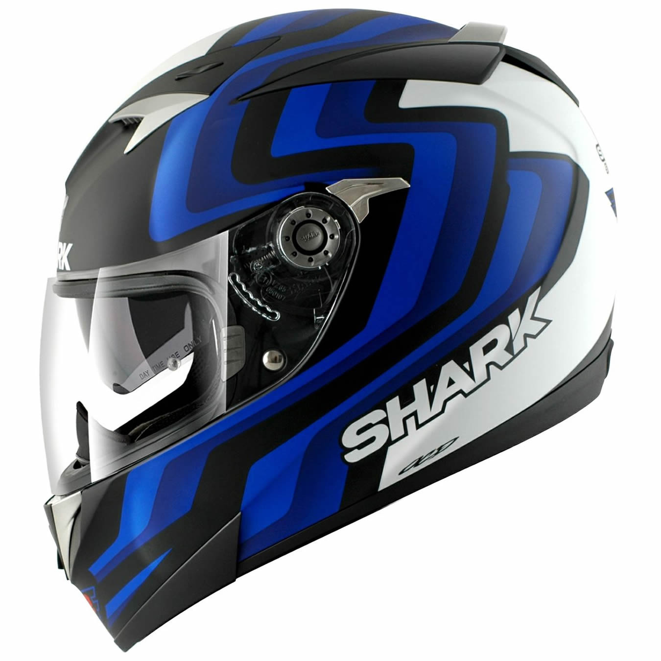 Shark S900C Fabien Foret Replica Matt Black Blue Motorcycle Helmet KBW