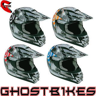 View Item Box MX-5 Target Motocross Helmet