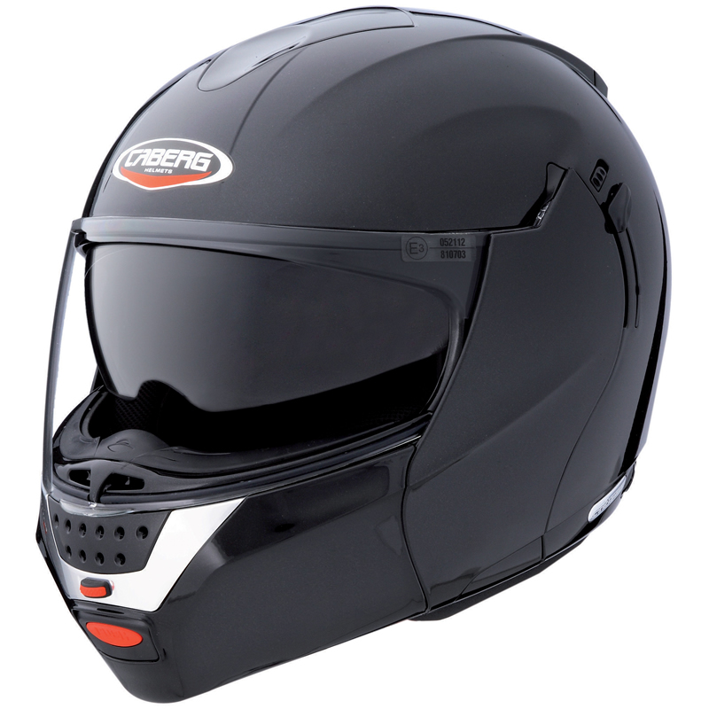 CABERG JUSTISSIMO GT FLIP UP MOTORCYCLE HELMET BLACK XS