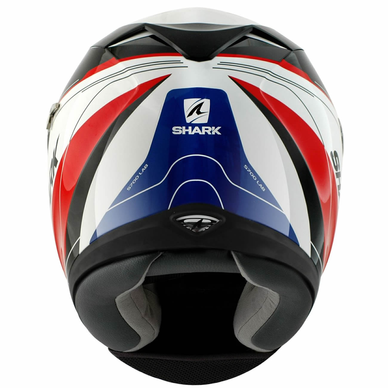 Shark S700S Lab Red Motorcycle Helmet WKR Scooter Motorbike Drop Down