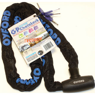 Oxford GP 1.5m / 8mm Chain & Lock