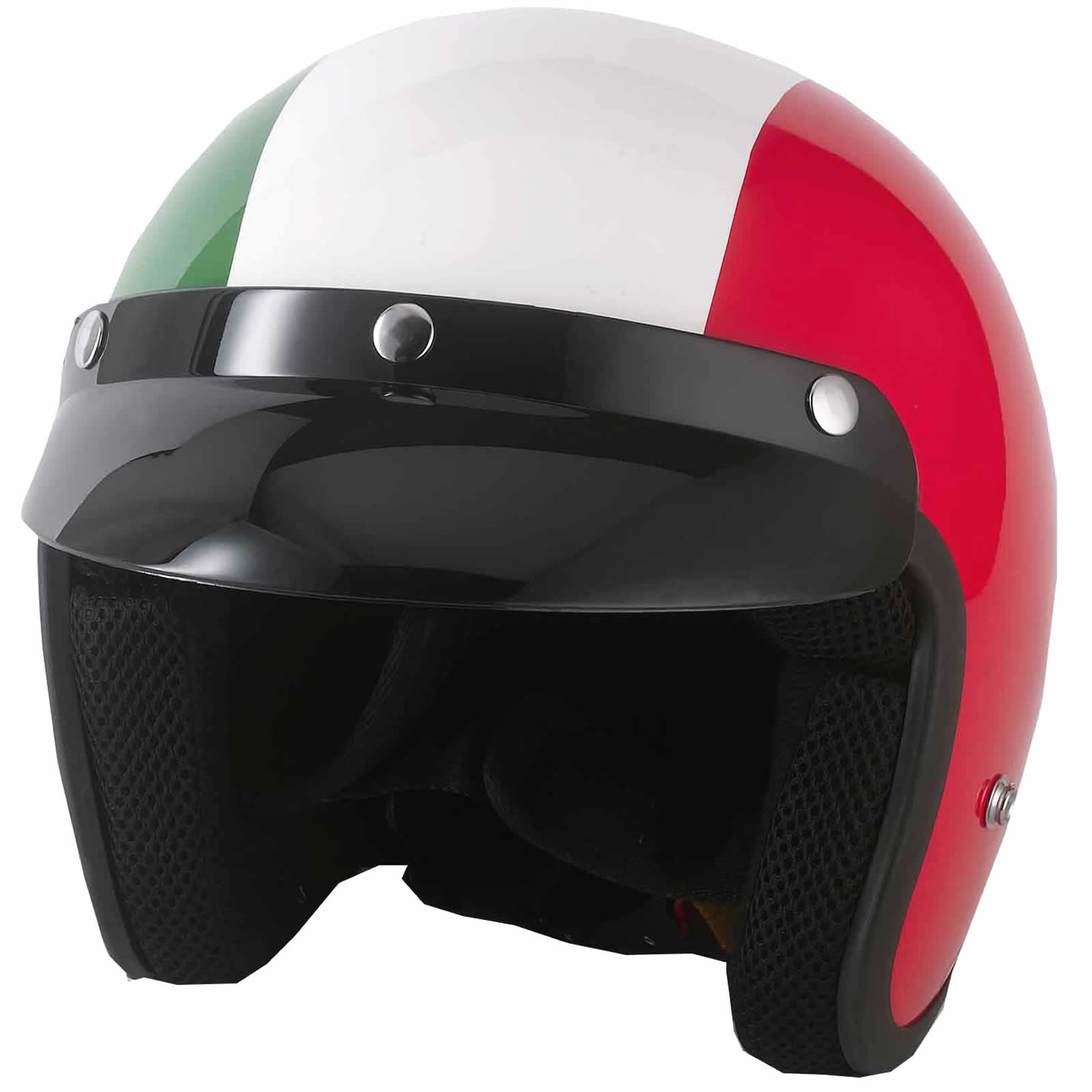 Motorrad Helm Vcan V500 Italienisch Scooter Vespa Vintage Retro Offen Italien - Bild 2 von 2