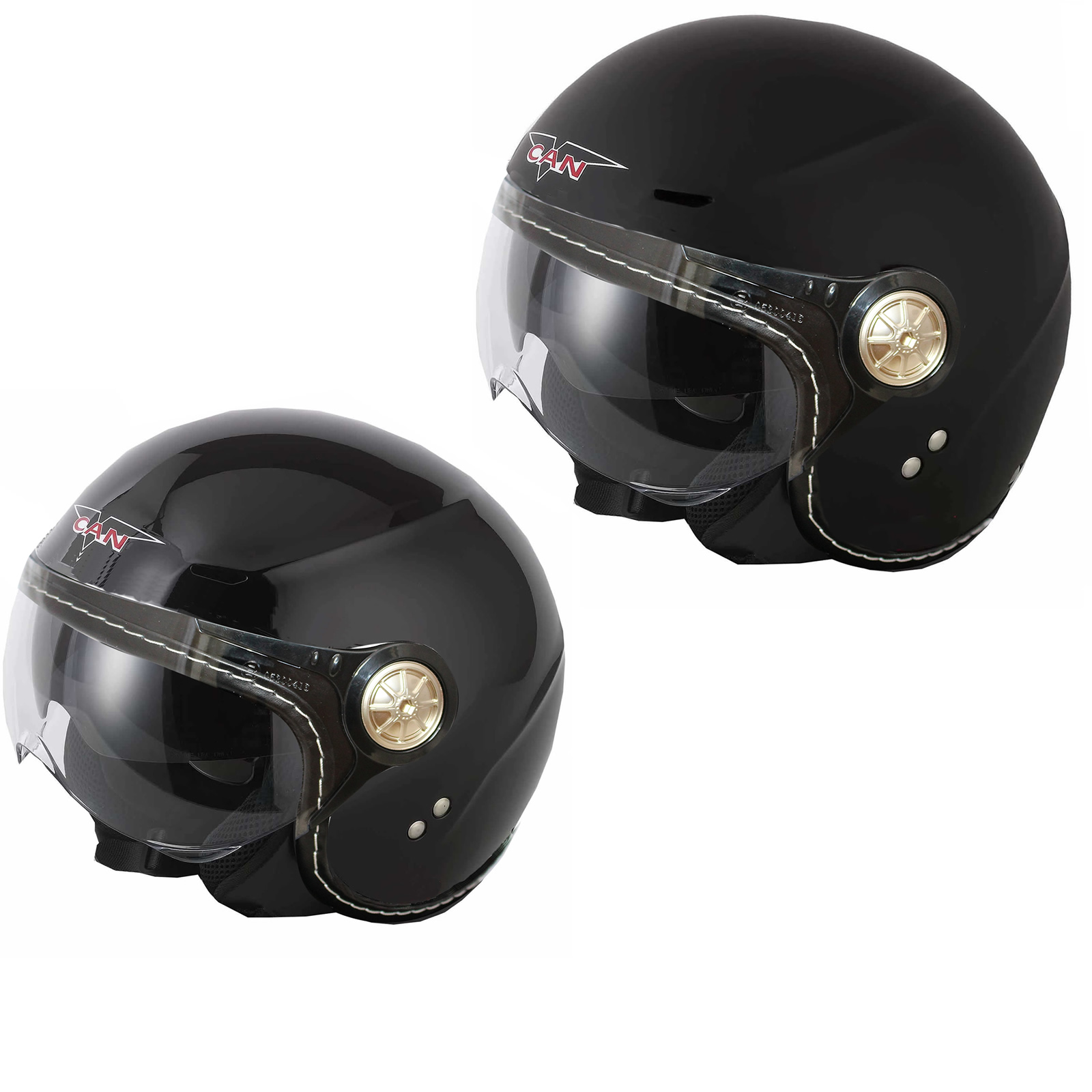 VCAN V582 OPEN FACE DROP DOWN SUN VISOR MOTORCYCLE CLASSIC SCOOTER BIKE HELMET eBay