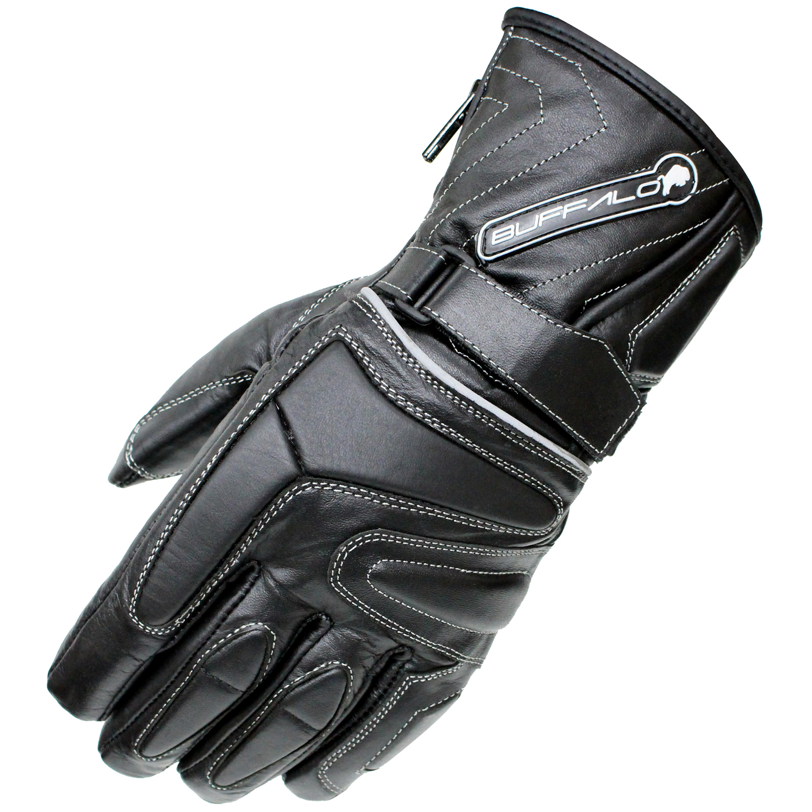 BUFFALO ARCTIC WATERPROOF WP THERMAL LEATHER MOTORCYCLE SCOOTER WINTER