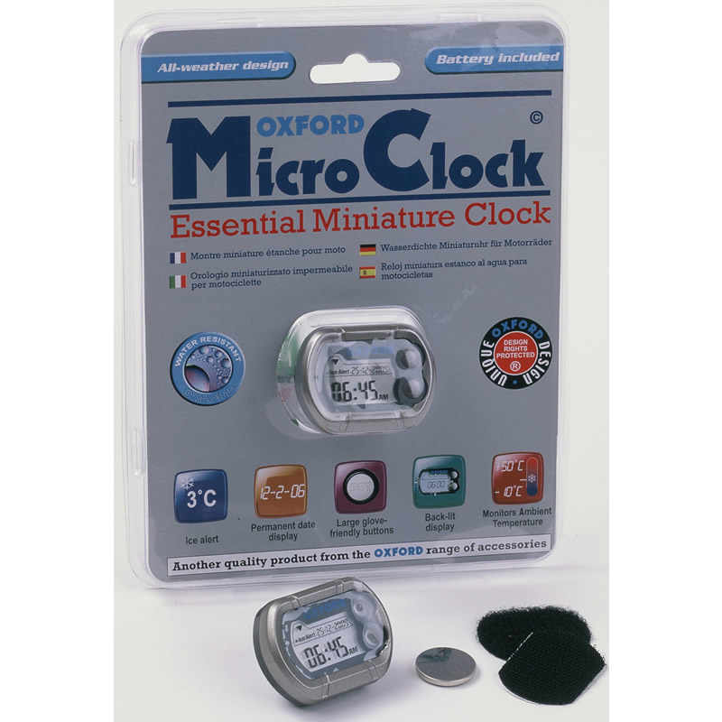 OXFORD MICRO DIGITAL BIKE MOTORBIKE MOTORCYCLE CLOCK eBay