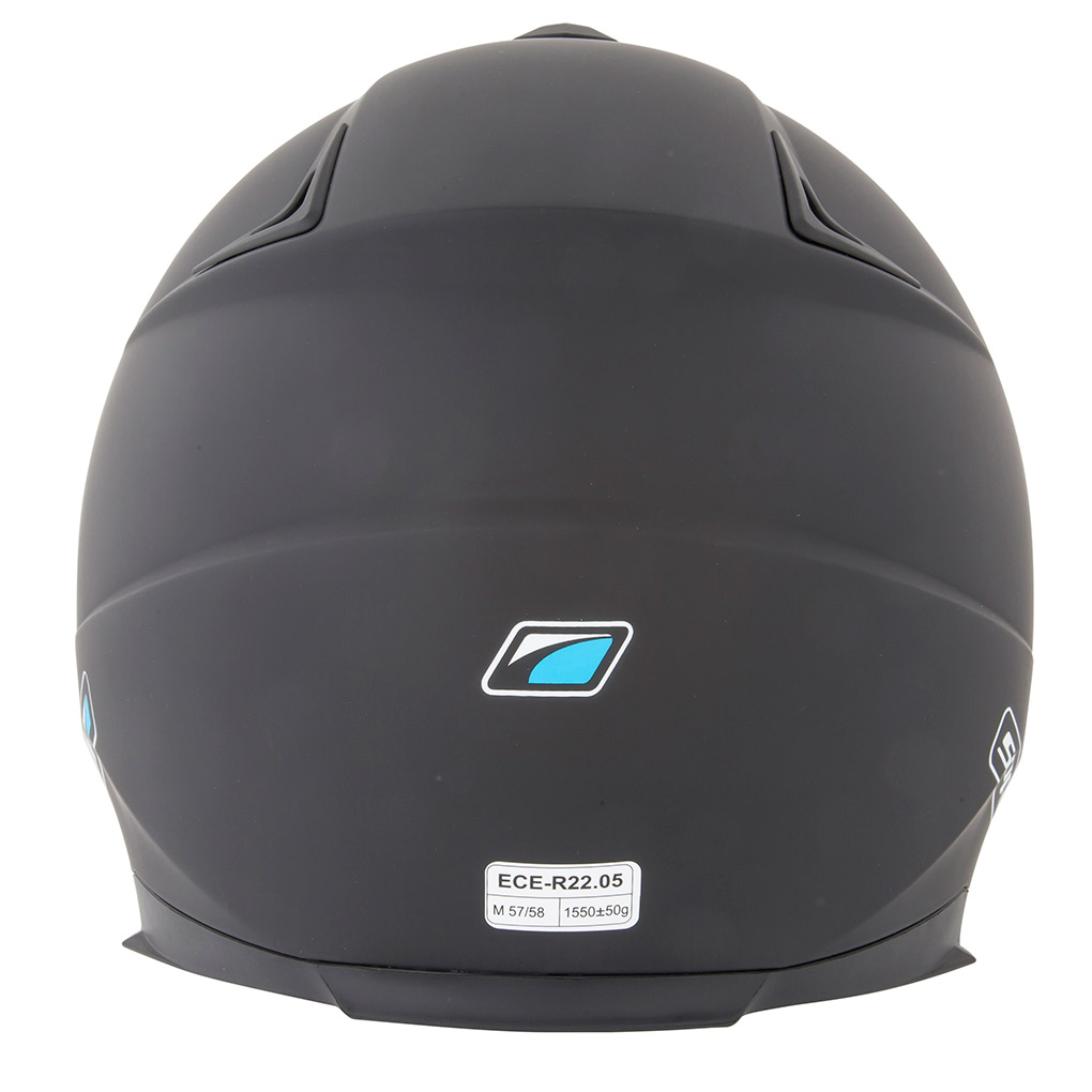 Spada Intrepid Solid Matt Black Dual Sport Helmet Sun Visor Motorcycle