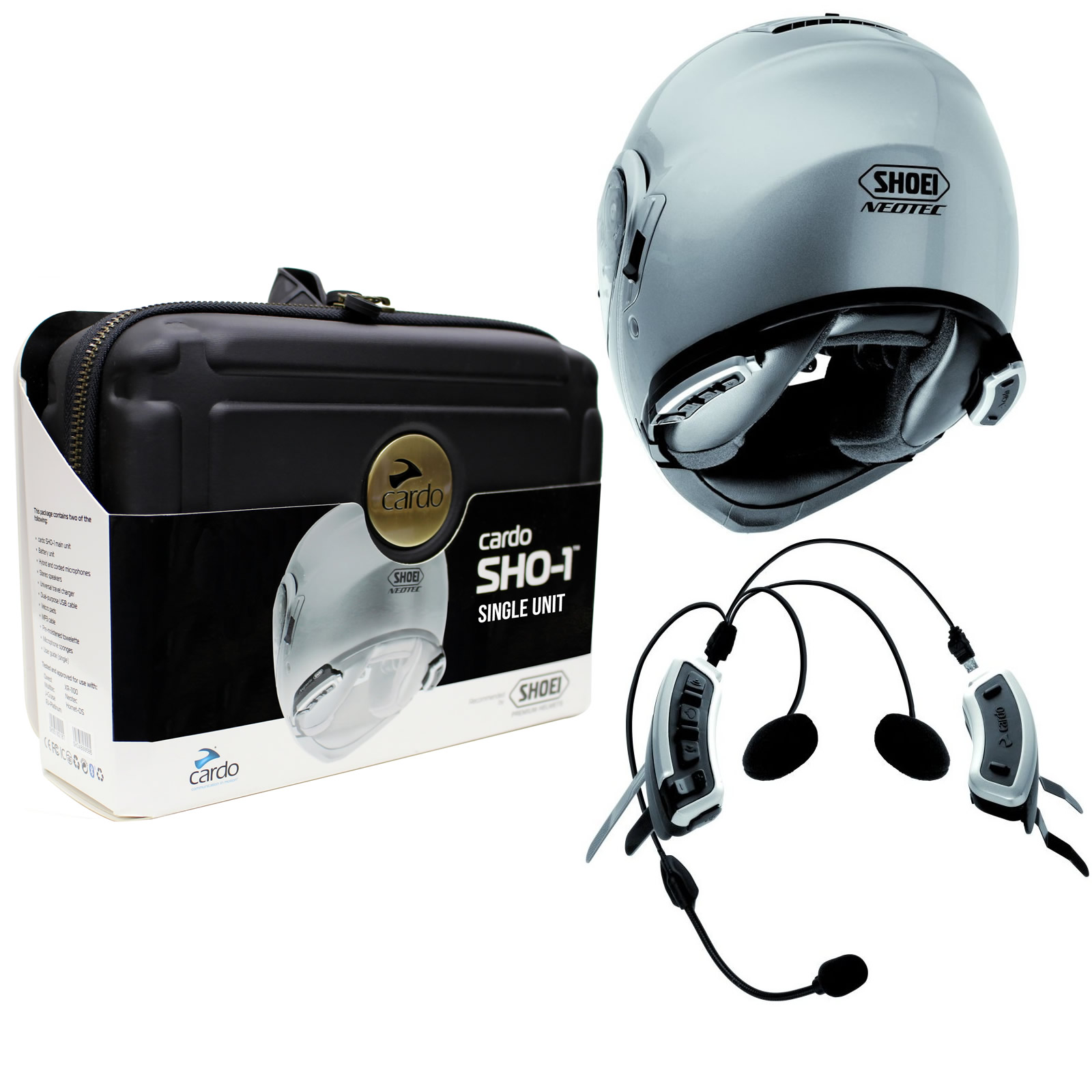 Shoei Cardo specifici NXR Neotec GT-Air SHO1 singolo Interfono Sistema