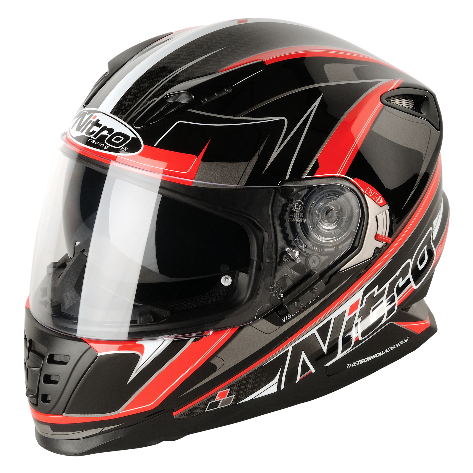 Nitro NRS01 Camber DVS Road Racing Internal Sun Visor Motorcycle Crash