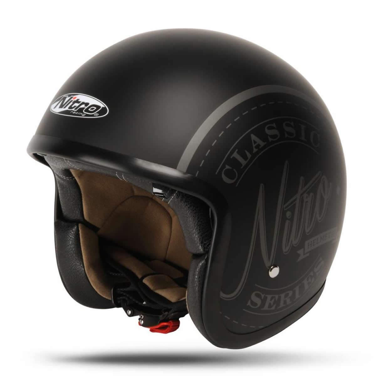 NITRO X581 DECAL CLASSIC OPEN FACE SUN SHIELD SCOOTER MOD ...