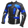 View Item Duchinni Vortex Textile Motorcycle Jacket (Blue)