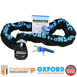Oxford Monster Chain & Lock 2.0m 