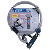 View Item Oxford Trip Wire XL Silver Cable U-Lock 1.6m 