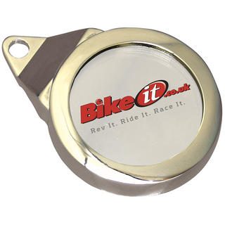 View Item Bike It Classic Chrome Tax Disc Holder