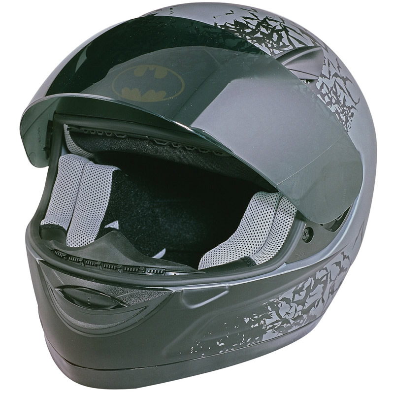 Details about BOX BX-2R BATMAN SHADOW MOTORBIKE MOTORCYCLE HELMET XXS