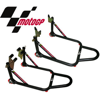 Moto GP Premium Front & Rear Paddock Stand Set  
